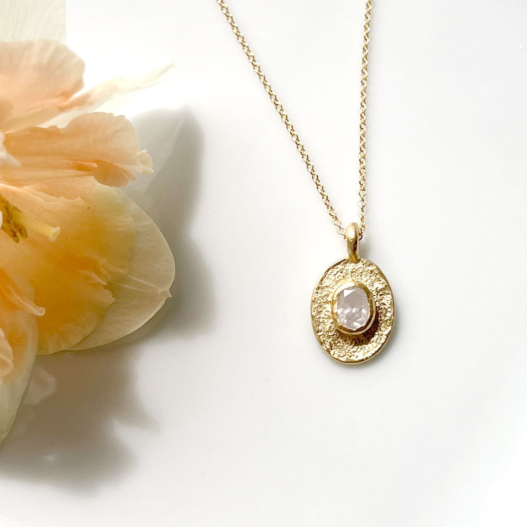 One-of-a-Kind Oval Diamond Necklace