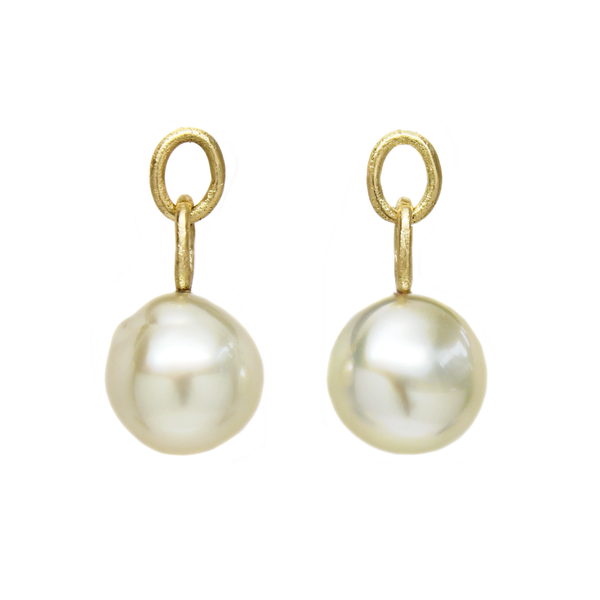 One-of-a-Kind Old World Two Link South Sea Pearl Drops - Amanda