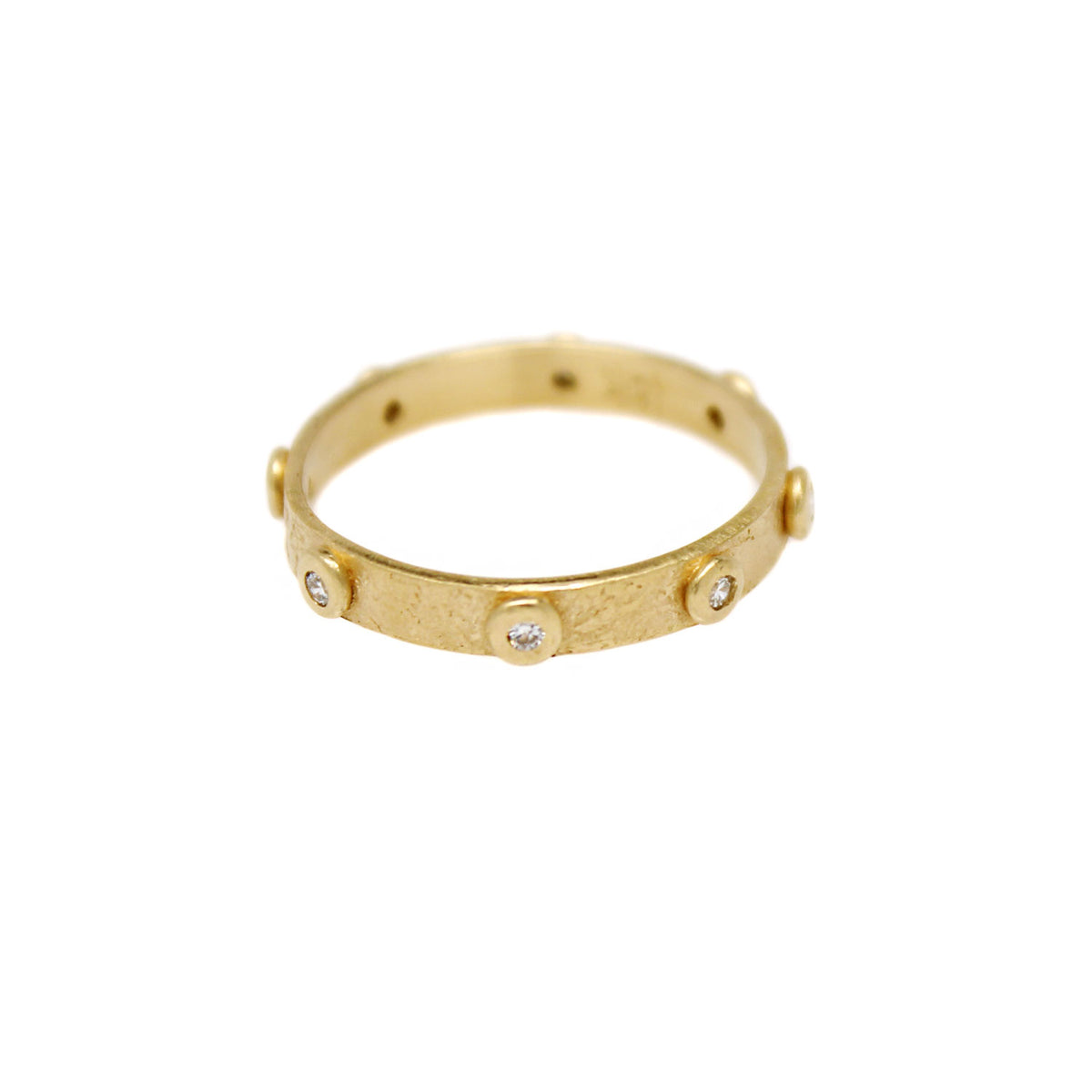 Classic Band with Spaced Diamonds - 3mm