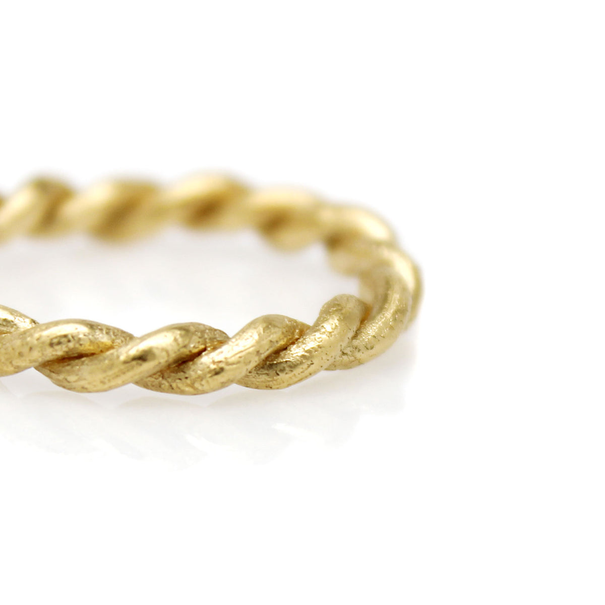 Thick Textured Twist Ring