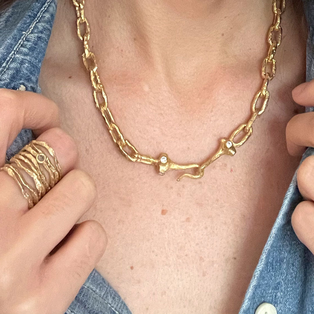 Vermeil Gold Chain That's Rugged & Classy