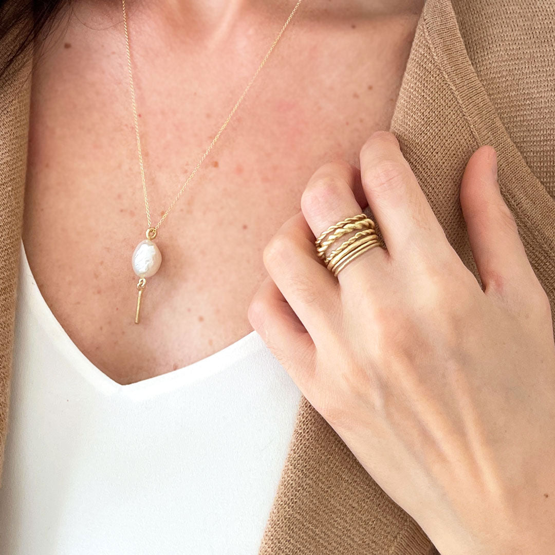 Unique Baroque Pearl Necklace