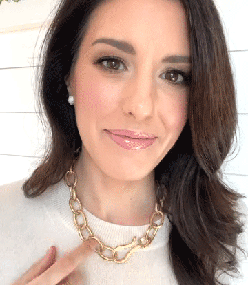 How It's Made - Large Hollowed Link Necklace With Hook