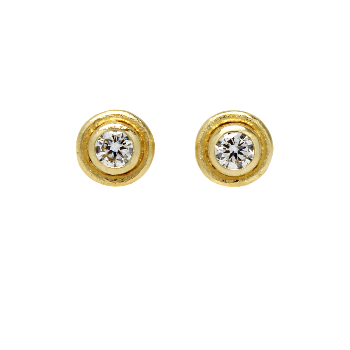 One-of-a-Kind Round Diamond Studs - .87 CTW