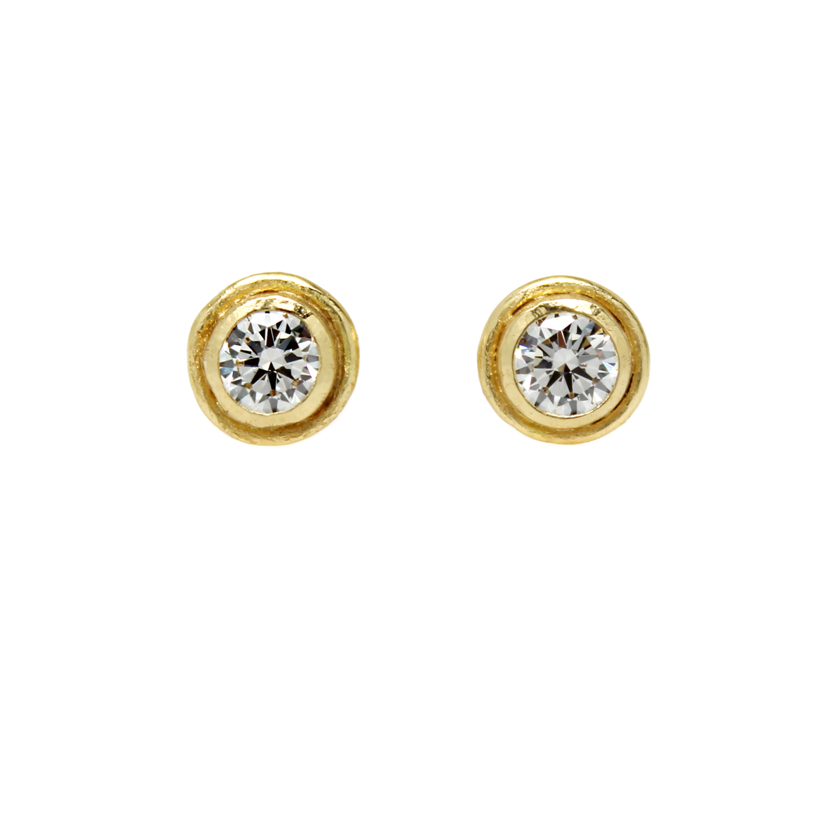 One-of-a-Kind Round Diamond Studs - 1.1 CTW