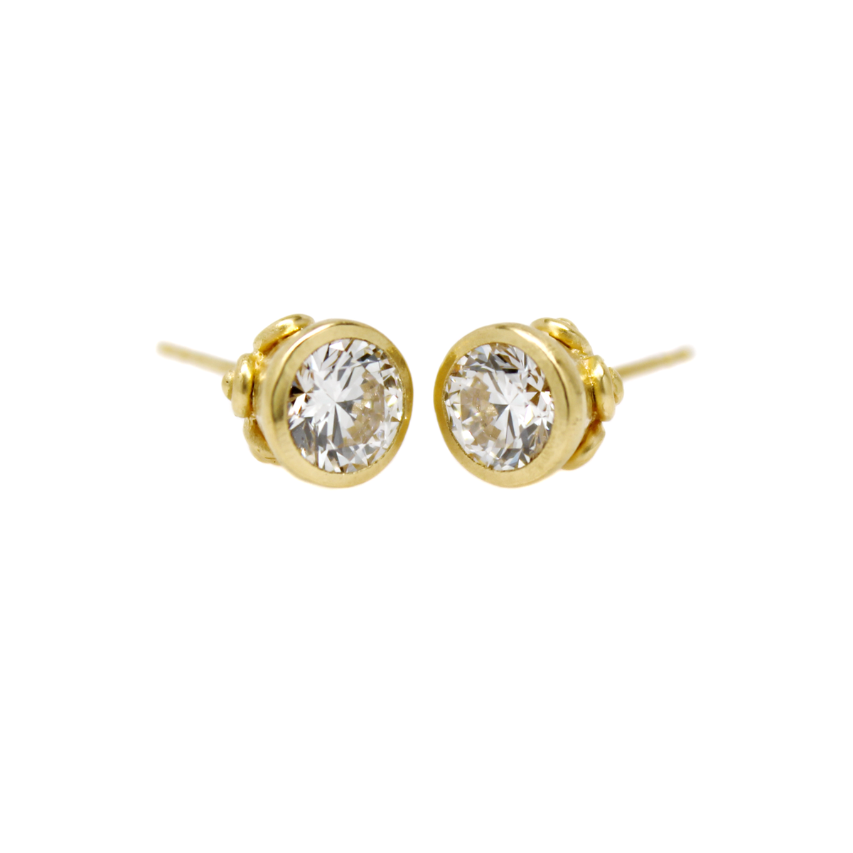 One-of-a-Kind Round Diamond Studs - 1.7 CTW