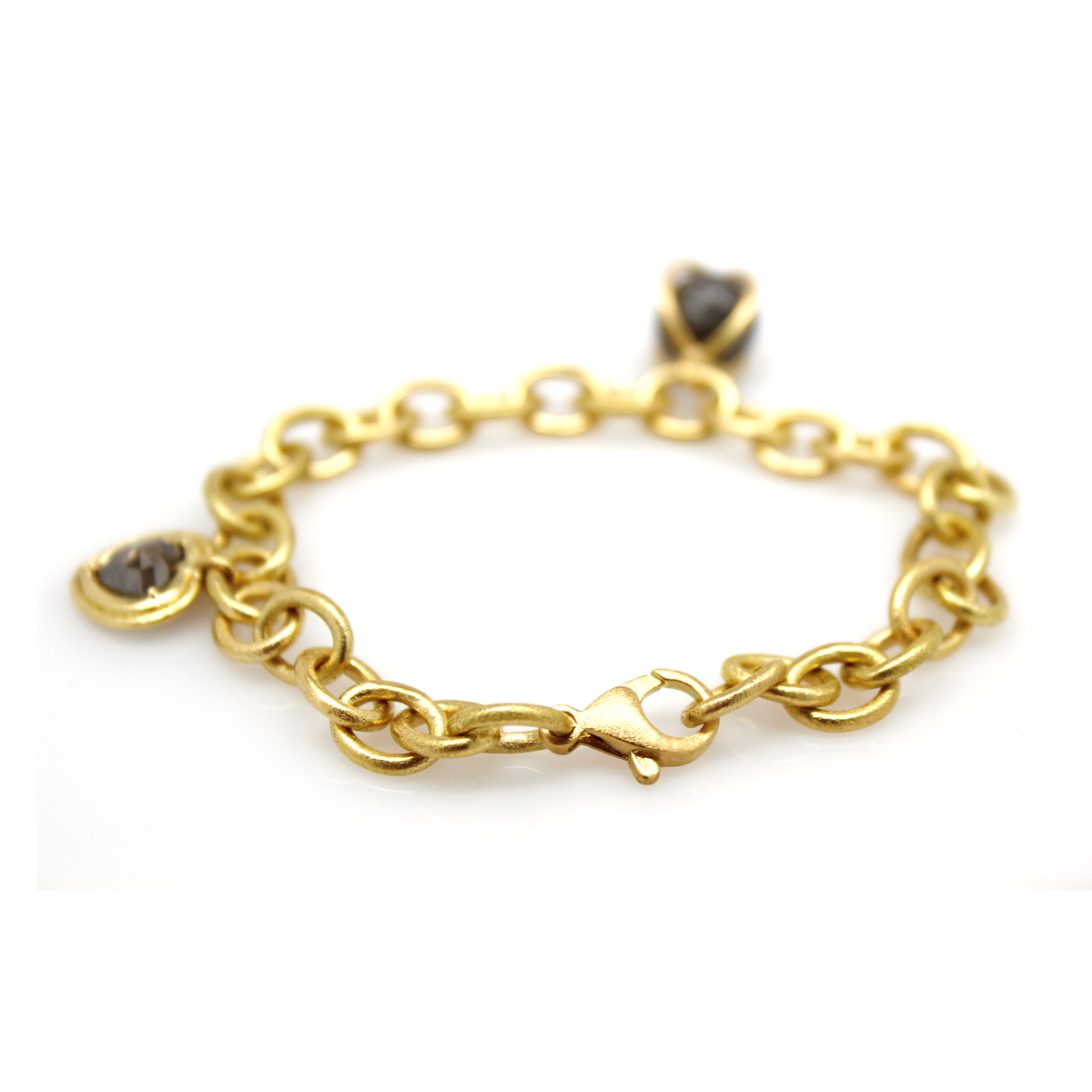 One-of-a-Kind Multi-Diamond Charm Bracelet