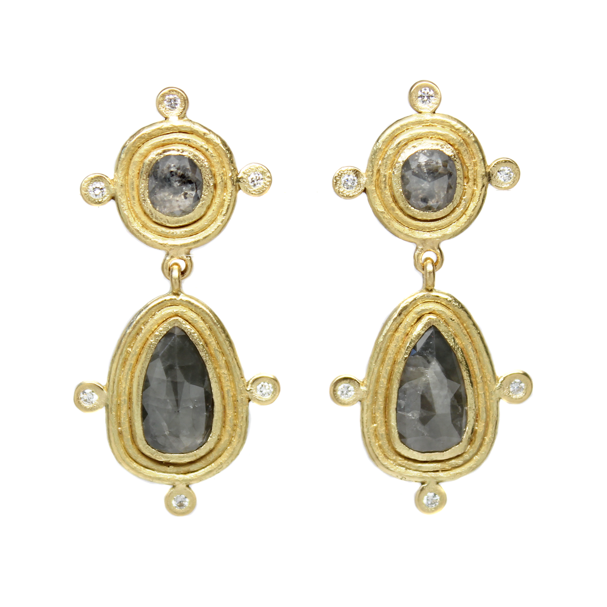 One-of-a-Kind Multi-Diamond Dangles