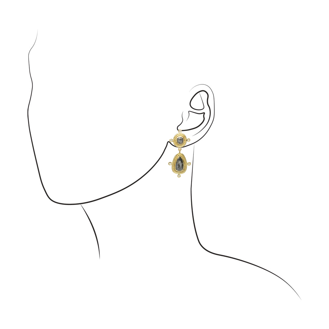 One-of-a-Kind Multi-Diamond Dangles