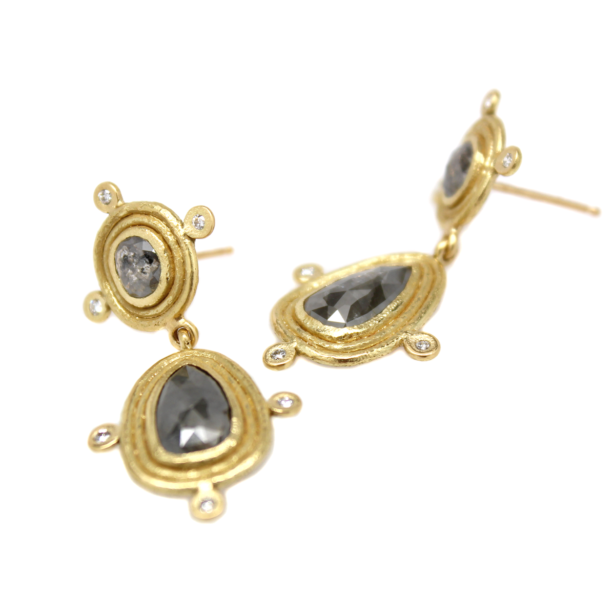 One-of-a-Kind Multi-Diamond Dangles