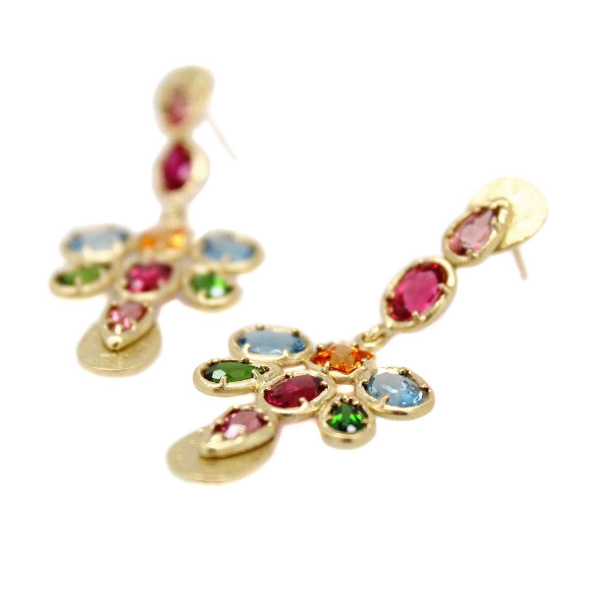 One-of-a-Kind Multi-Gem Chandelier Dangles