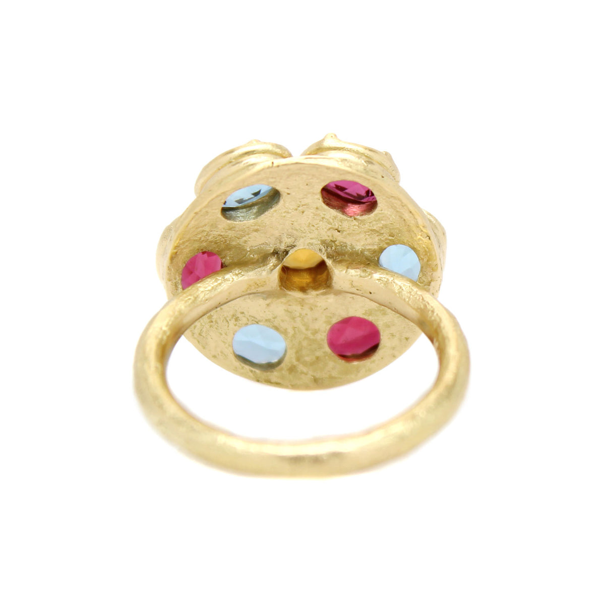 One-of-a-Kind Radial Gem Statement Ring