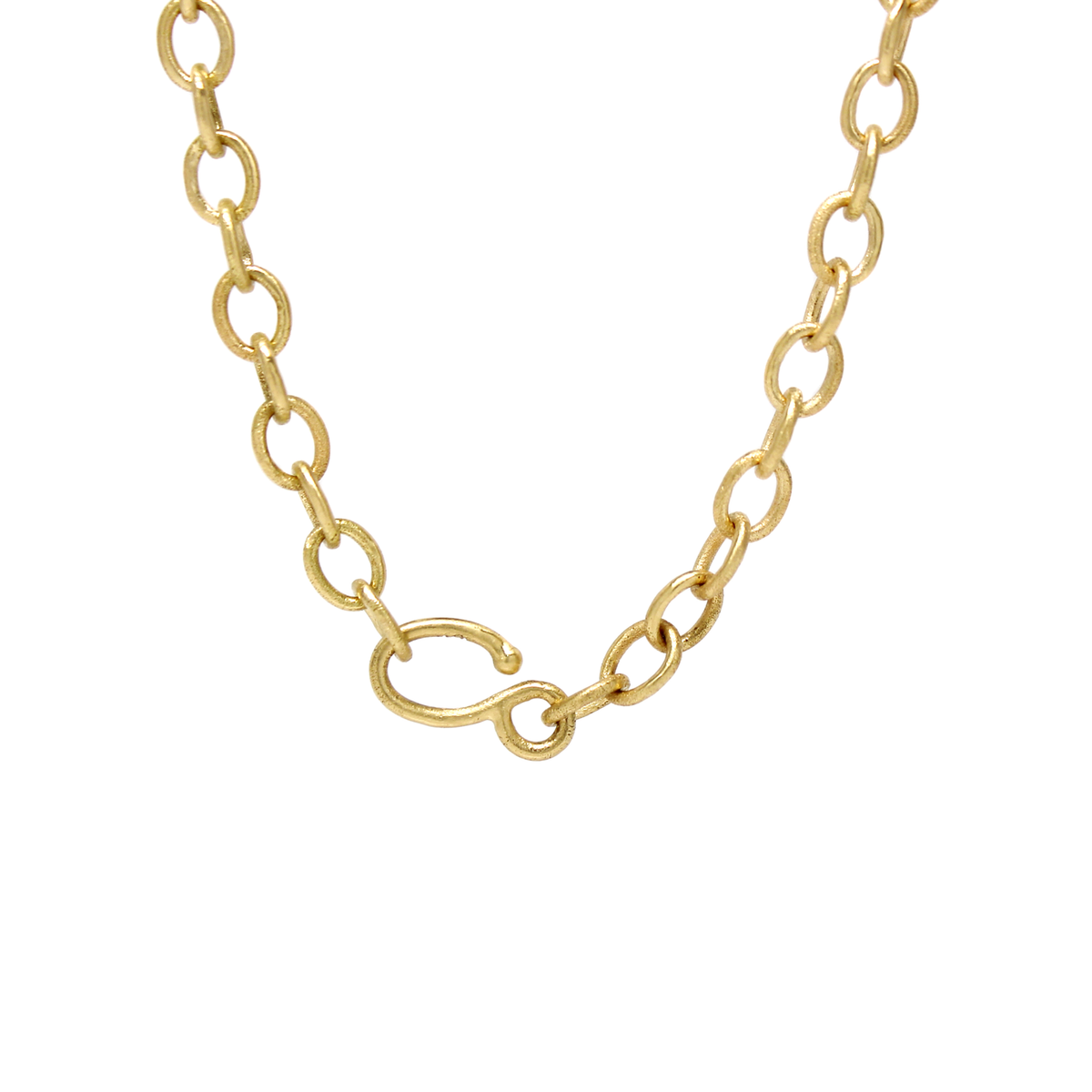 Old World Oval Cable Chain Necklace - 5mm