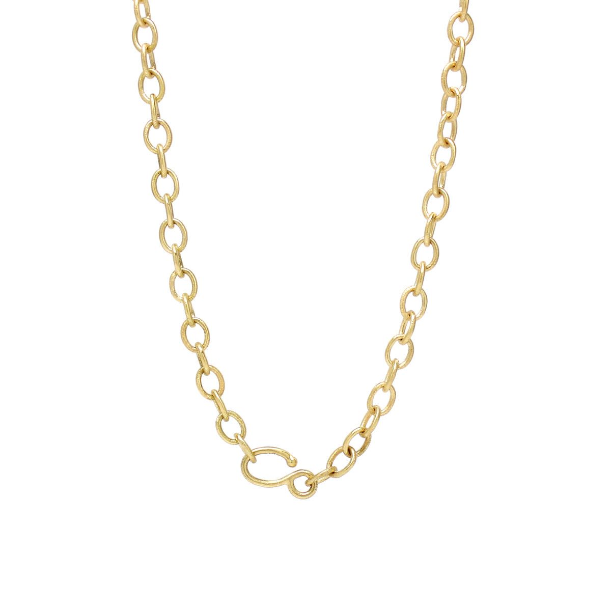 Old World Oval Cable Chain Necklace - 5mm