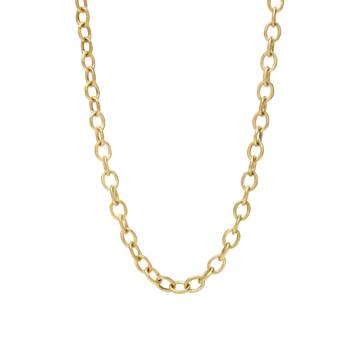 Old World Oval Cable Chain Necklace - 5mm