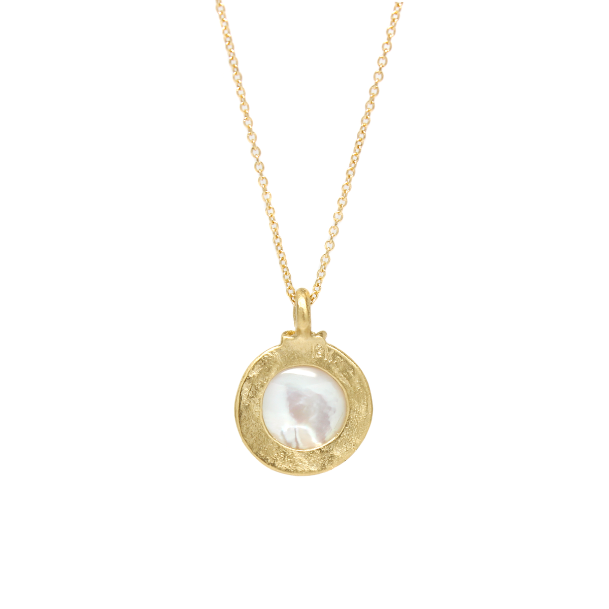 One-of-a-Kind Round Mabè Pearl Necklace