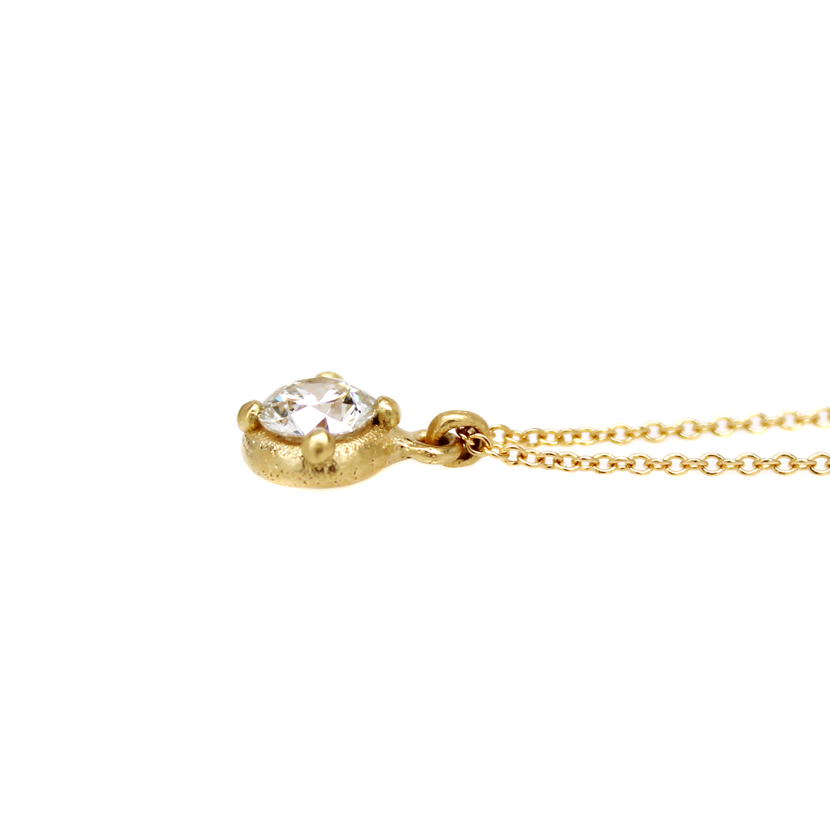 One-of-a-Kind Round Diamond Necklace