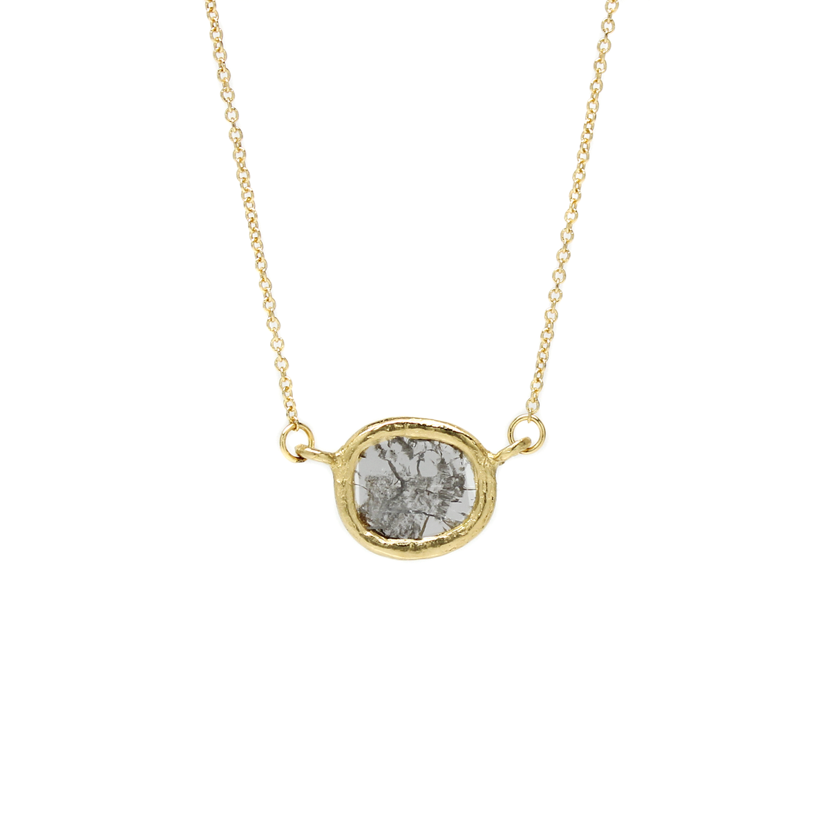 One-of-a-Kind Diamond Slice Necklace