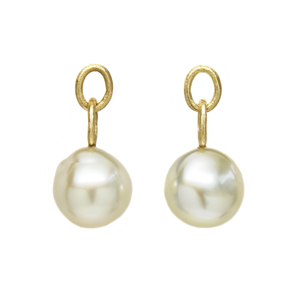 One-of-a-Kind Old World Two Link South Sea Pearl Drops
