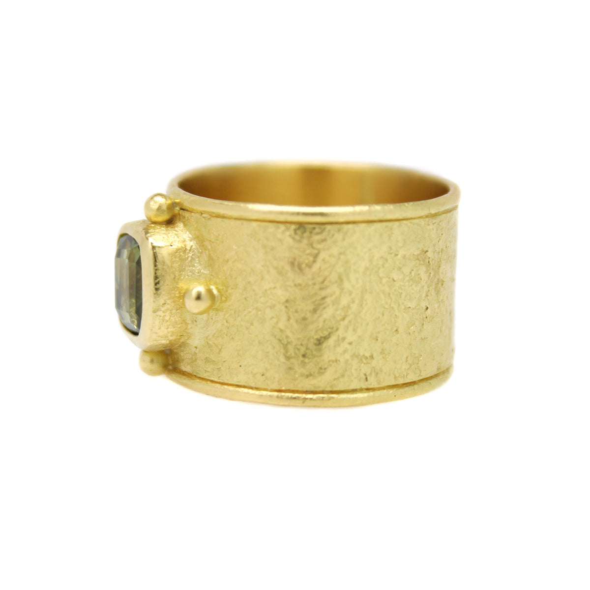 One-of-a-Kind Antique Green Sapphire Ring