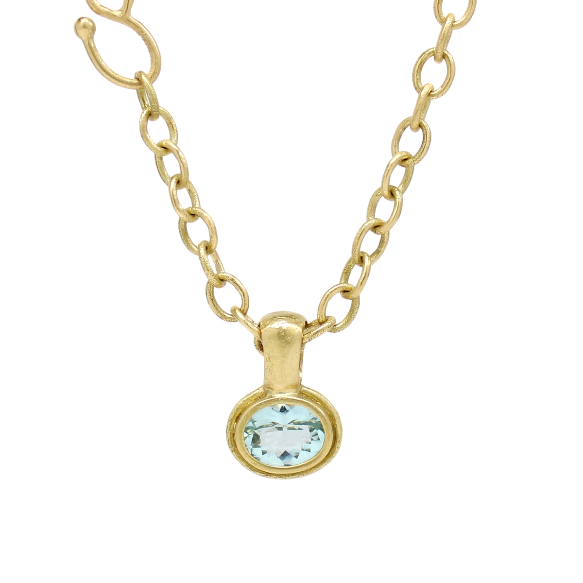 One-of-a-Kind Oval Aquamarine Old World Charm