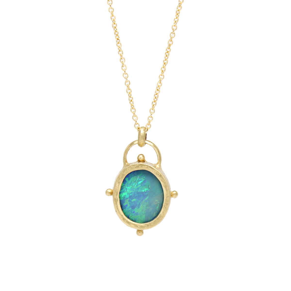 One-of-a-Kind Reversible Opal Doublet Necklace