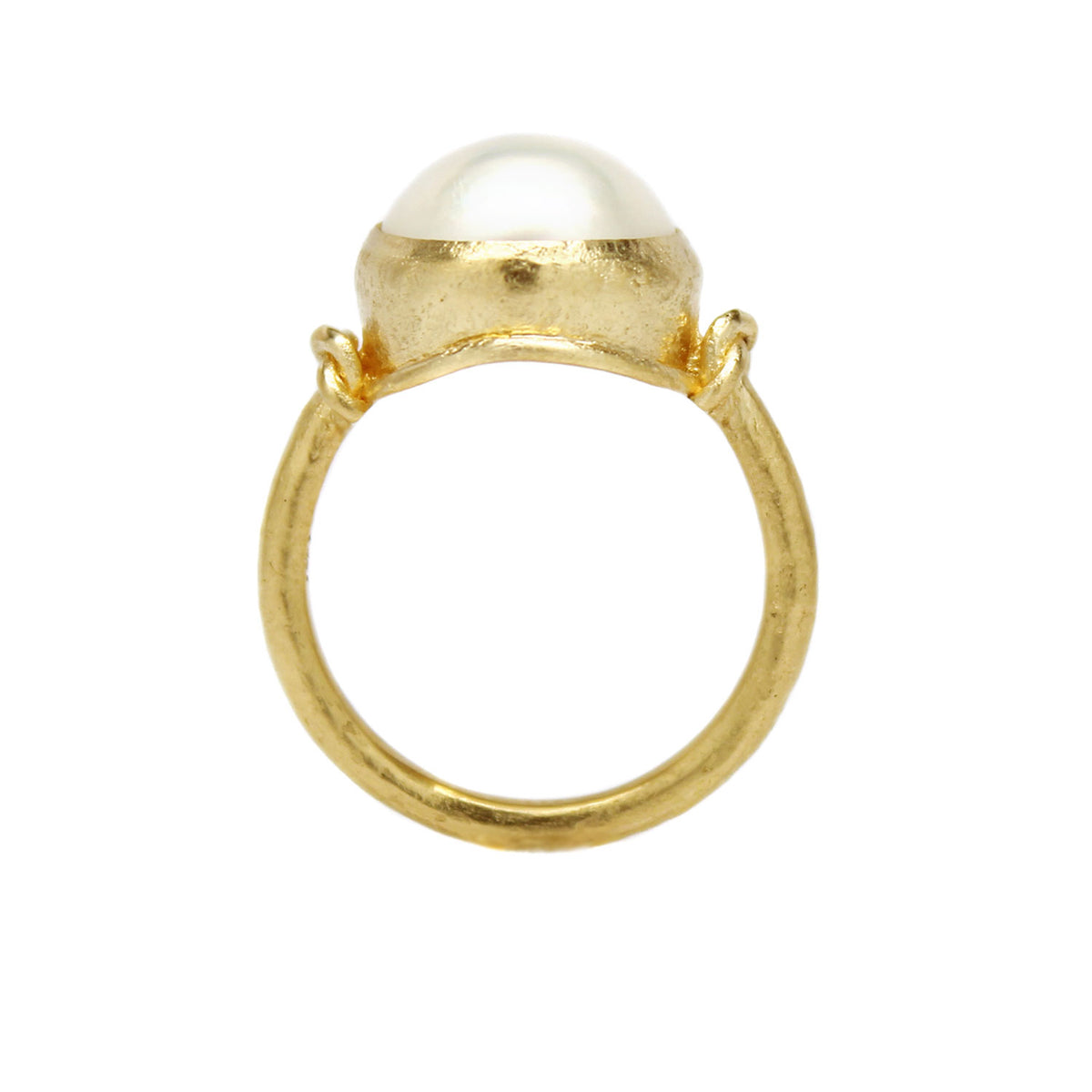 One-of-a-Kind Round Mabè Pearl Ring