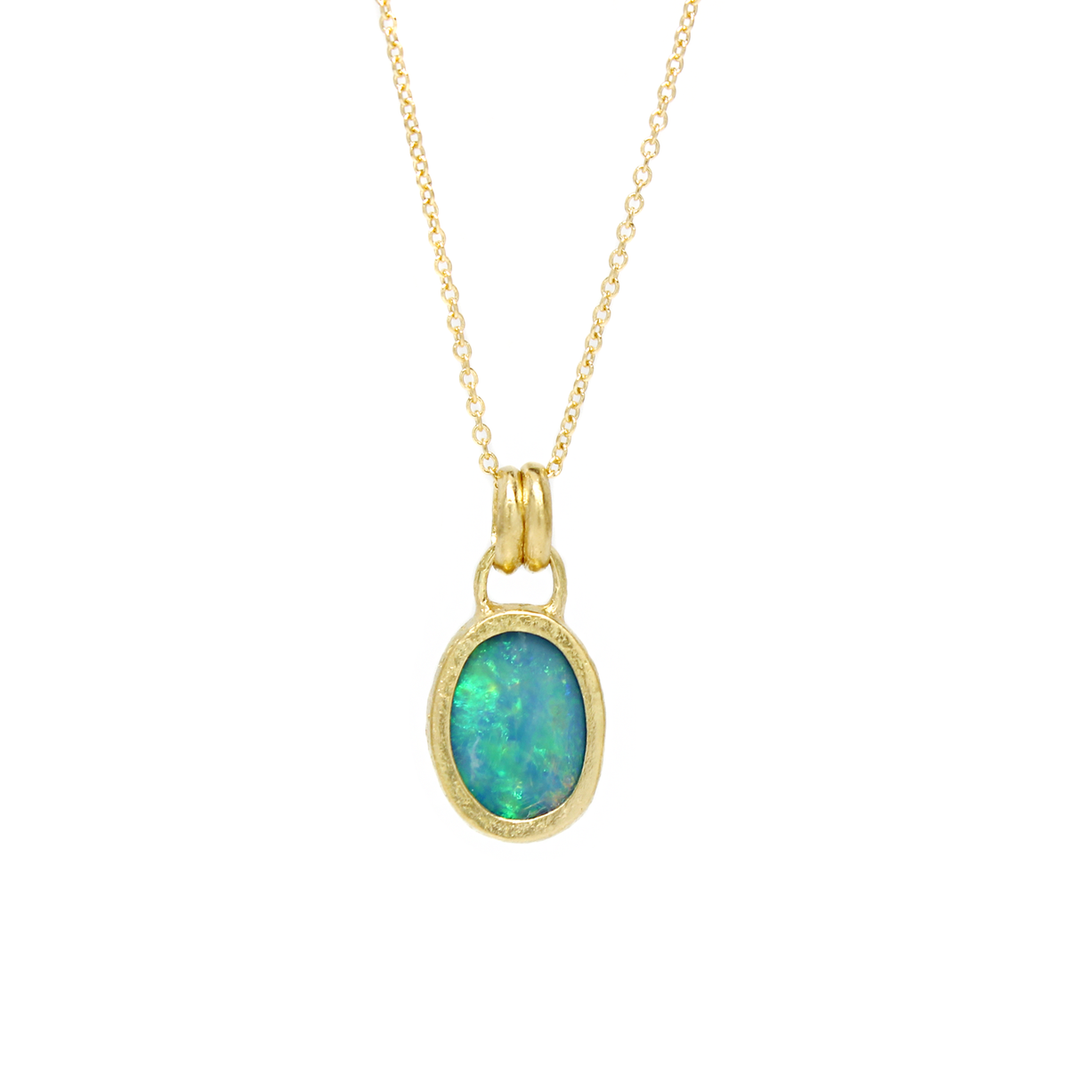 One-of-a-Kind Reversible Opal Doublet Necklace