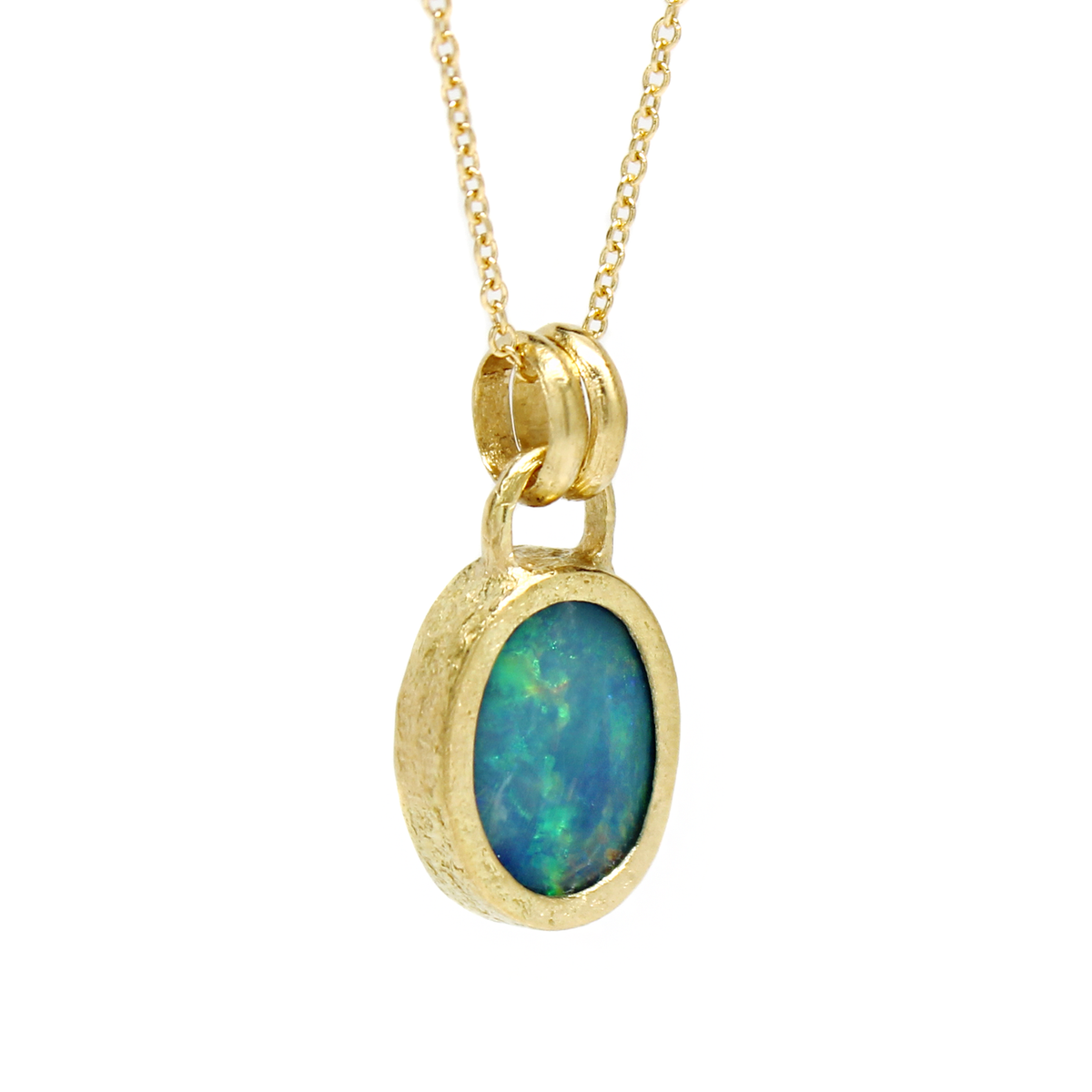 One-of-a-Kind Reversible Opal Doublet Necklace