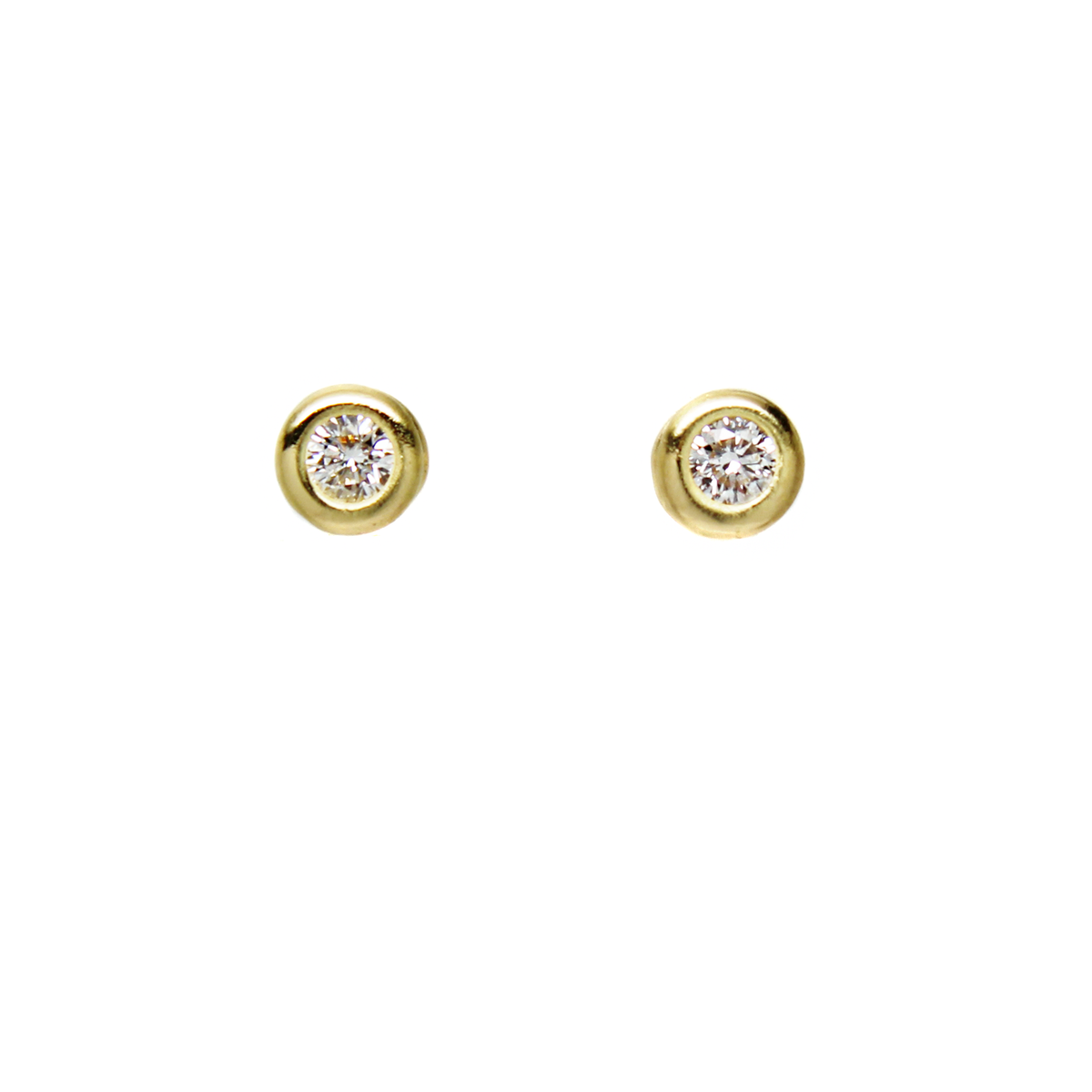 One-of-a-Kind Mini Round Diamond Studs - .2 CTW