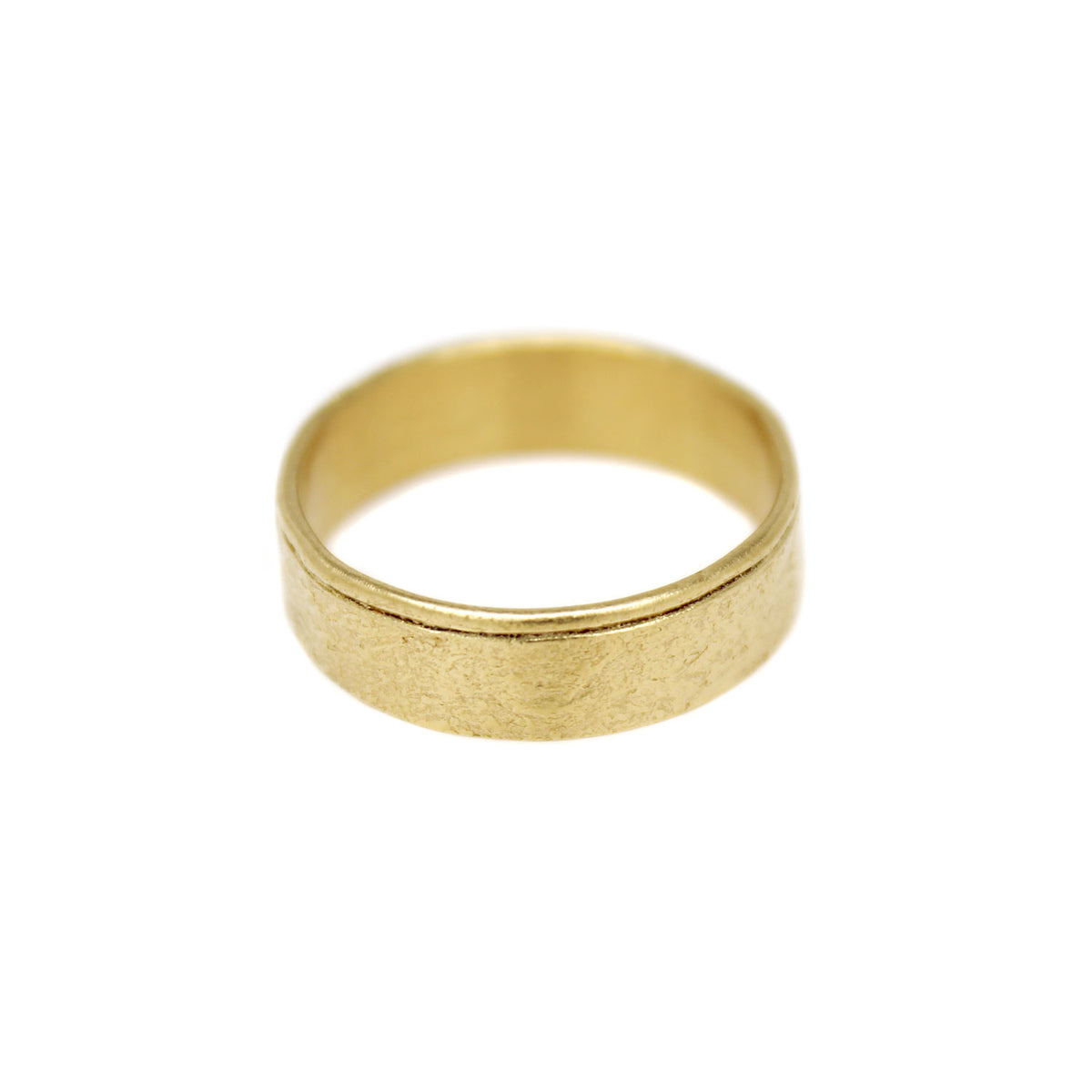 Classic Wide Band with Bordered Edge - 6mm