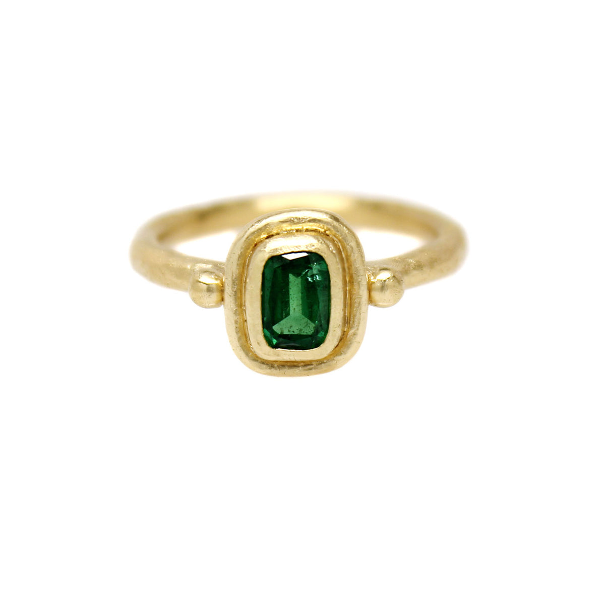 One-of-a-Kind Dotted Tsavorite Garnet Ring